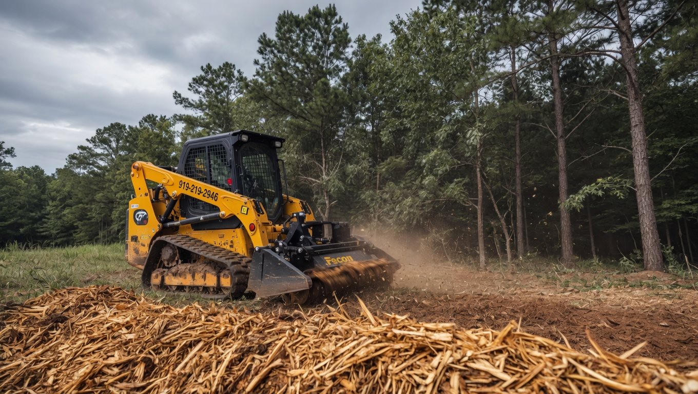 Forestry Mulching vs Bulldozer Land Clearing in NC
