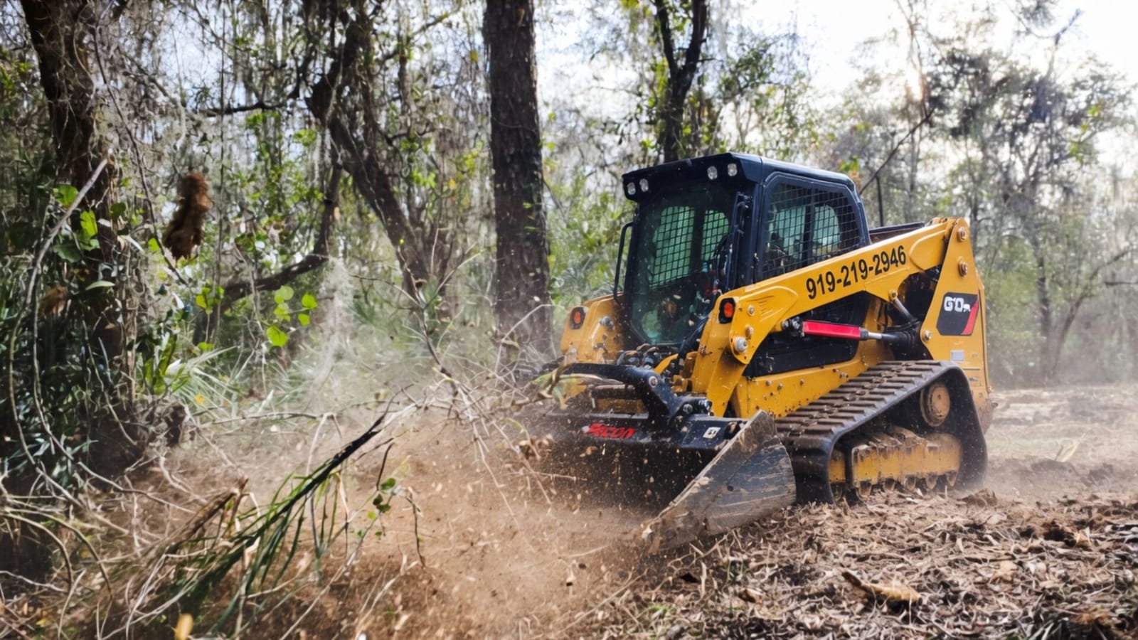 Cut Brush professional brush clearing in Central North Carolina